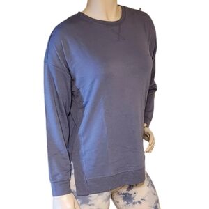 Super Soft and Comfortable blue top very oversized xs